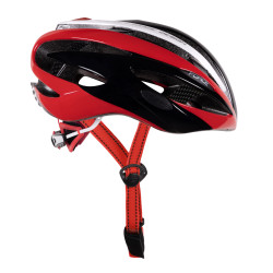 CAPACETE FORCE ROAD PRETO-VERMELHO-BRANCO