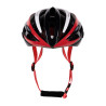 CAPACETE FORCE ROAD PRETO-VERMELHO-BRANCO