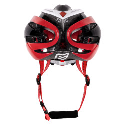 CAPACETE FORCE ROAD PRETO-VERMELHO-BRANCO