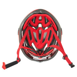 CAPACETE FORCE ROAD PRETO-VERMELHO-BRANCO