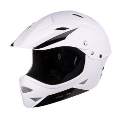 Capacete FORCE DOWNHILL junior BRANCO S-M