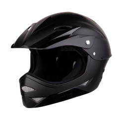 Capacete FORCE DOWNHILL junior PRETO S-M