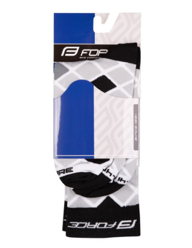  Meias de Compressão FORCE SQUARE BRANCO