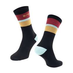 MEIAS FORCE STRIPE LONG PRETO