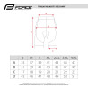 Bermudas FORCE COMFORT to waist with pad NEGRO