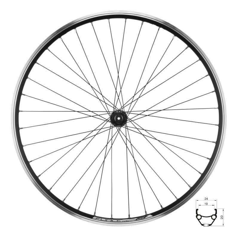 RODA DA FRENTE FORCE CLASSIC 559X19 "V" HBTX500 36SH RODA DA FRENTE FORCE CLASSIC 559X19 "V" HBTX500 36SH
