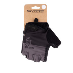 LUVAS FORCE FINE PRETO-CINZA