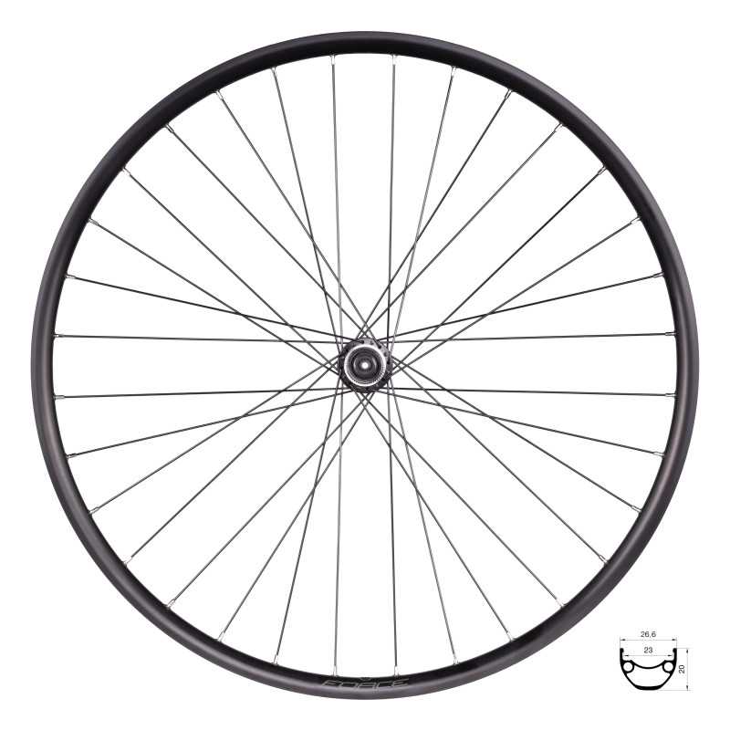 RODA DA FRENTE FORCE XC DISC 622x23 TX505-CL 32S RODA DA FRENTE FORCE XC DISC 622x23 TX505-CL 32S