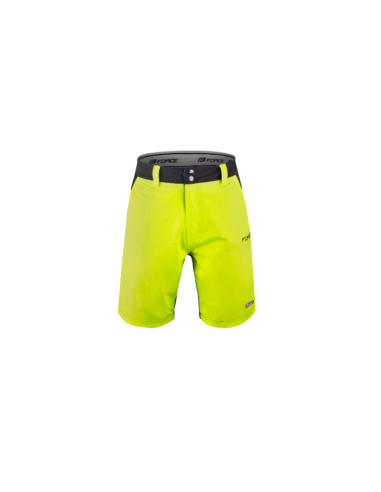 Calções FORCE BLADE MTB AMARELO