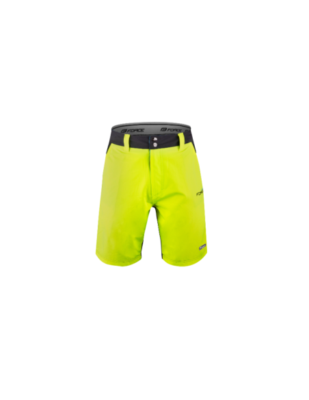 Calções FORCE BLADE MTB AMARELO
