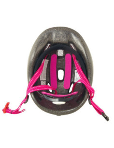 Capacete FORCE FUN STRIPES Criança ROSA-BRANCO-CINZA 2