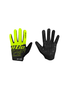 Luvas FORCE MTB SWIPE Summer PRETO-AMARELO