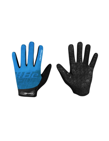 Luvas FORCE MTB SWIPE Summer PRETO-AZUL