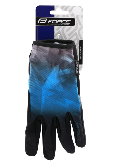  Luvas FORCE MTB CORE AZUL