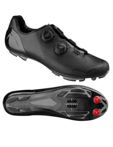 Sapatos FORCE MTB WARRIOR CARBON PRETO
