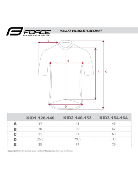  Jersey FORCE KID SQUARE STAR Criança AMARELO-AZUL
