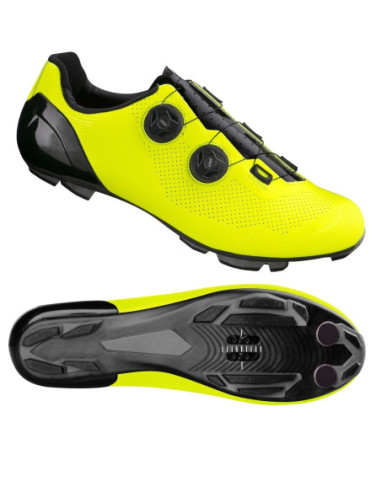 Sapatos FORCE MTB WARRIOR CARBON AMARELO