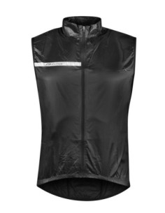 Corta Vento Impermeável FORCE WINDPRO SEM MANGAS PRETO