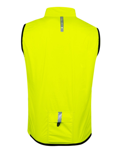  Corta Vento Impermeável FORCE WINDPRO SEM MANGAS AMARELO