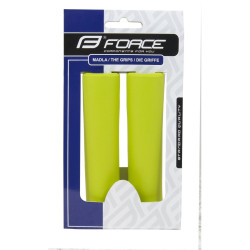 Punhos BTT FORCE LOX silicone AMARELO