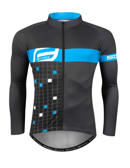  Jersey Manga Comprida FORCE SQUARE AZUL