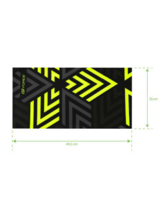 Lenço multifuncional FORCE SPIKE AMARELO 2