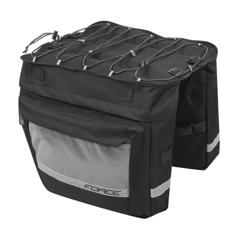 Bag-double rear carrier FORCE NOEM 2x18L