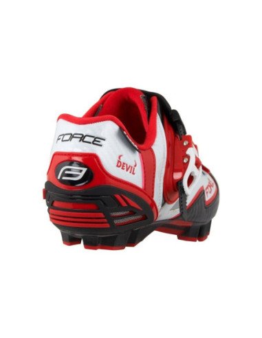  Sapatos Force BTT Carbono VERMELHO