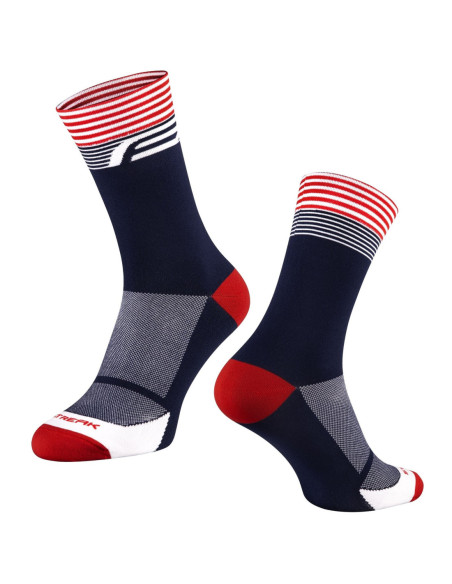 Meias de Compressão Force STREAK PRETO-VERMELHO