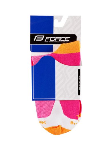  Meias de Compressão Force STREAK ROSA