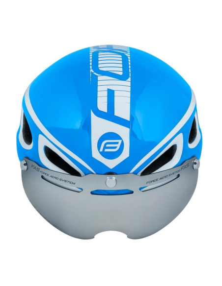  Capacete FORCE HORNET AZUL
