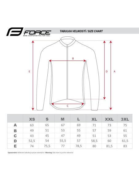 Veste FORCE X100 JAUNE