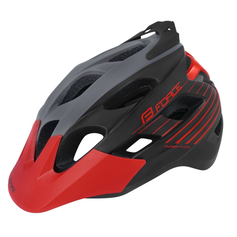 Casque Force Raptor GRIS-ROUGE