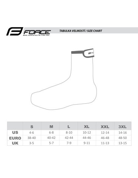  Capas para Sapatos FORCE PU DRY ROAD