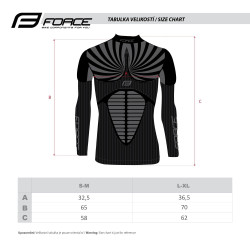 Maillot de corps de compression FORCE SNOWSTORM 903415