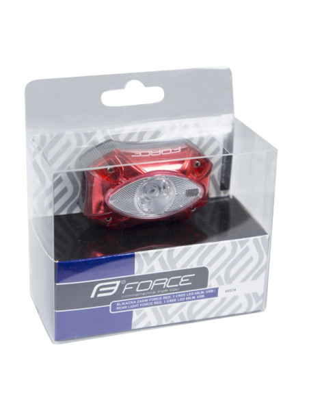 Luzes Bicicleta FORCE RED 60LM