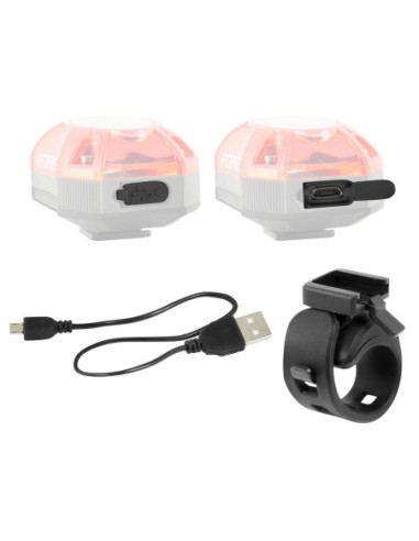  Luzes Bicicleta FORCE RED 60LM