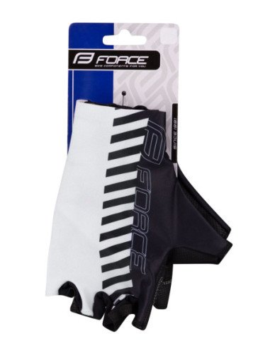  Luvas FORCE LINE 2021 BRANCO-PRETO