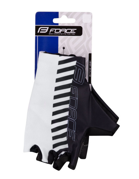  Luvas FORCE LINE 2021 BRANCO-PRETO