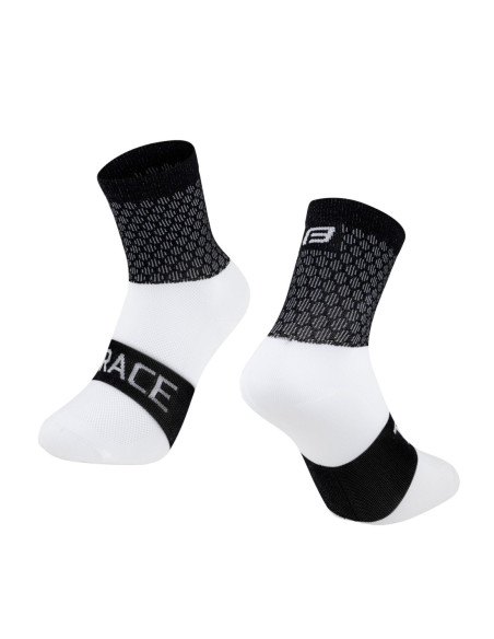 Meias FORCE TRACE PRETO-BRANCO