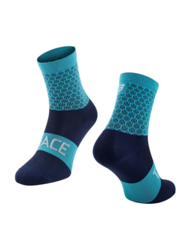 Meias FORCE TRACE AZUL CLARO-AZUL ESCURO