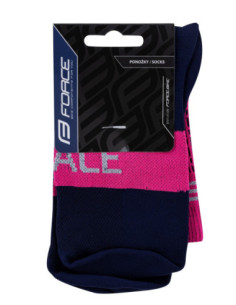 Meias FORCE TRACE ROSA-PRETO 2