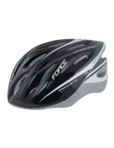 Capacete FORCE HAL PRETO-CINZA-BRANCO 902474