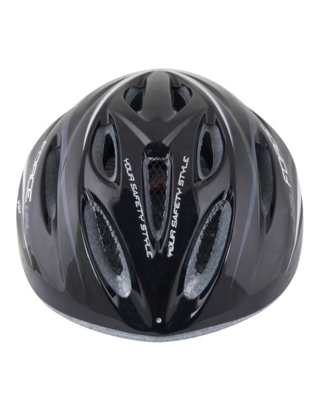  Capacete FORCE HAL PRETO-CINZA-BRANCO 902474