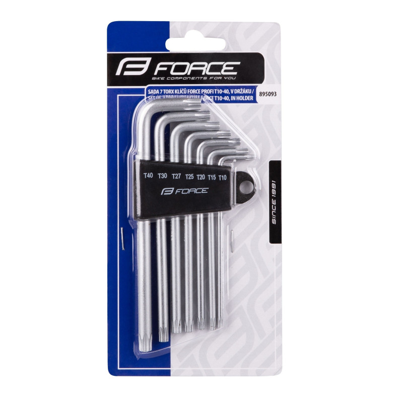 Juego de 7 llaves torx FORCE T10-40