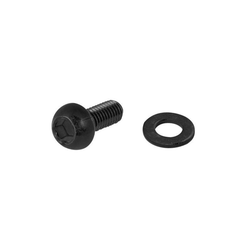 Screw hexagonal for bottlecage Force, 100 units BLACK