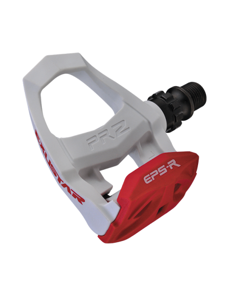 Pedais EXUSTAR E-PR2 CINZA-VERMELHO