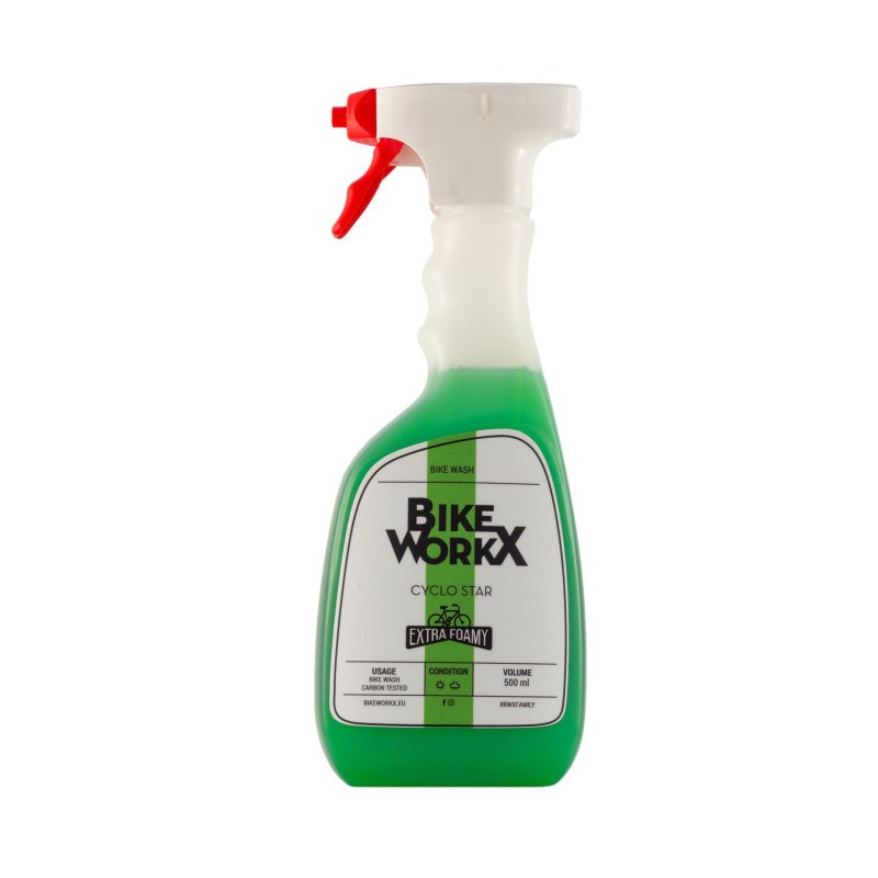 Espuma para manutenção e limpeza BikeWorkx Cyklo Star 500ml