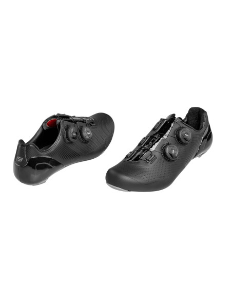 Sapatos FORCE ROAD WARRIOR CARBON PRETO