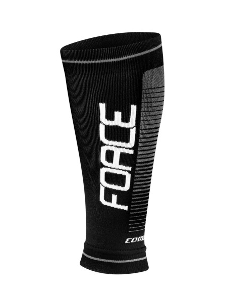 Polainas de compressão elástica FORCE F COMPRESS PRETO